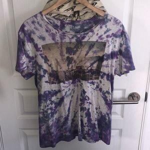 Tie Dyed Graphic T shirt
